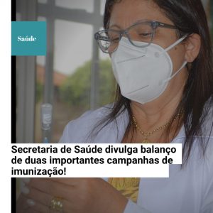 A Prefeitura Municipal de Água Clara através da secretaria de saúde e coordenação de imunização faz balanço das campanhas de imunização da INFLUENZA E COVID-19 no município.