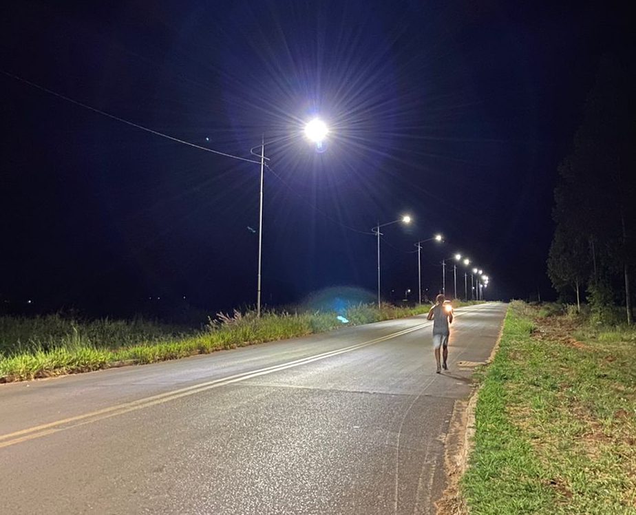Acesso ao Núcleo Barra Mansa recebe nova iluminação com lâmpadas de LED