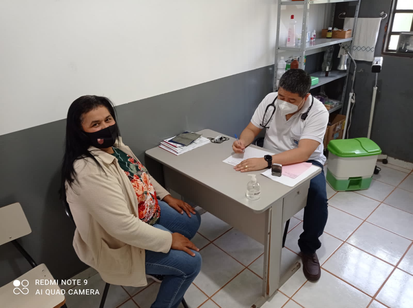 Ação Social no Distrito São Domingos foi realizada com 24 consultas e 72 vacinas aplicadas