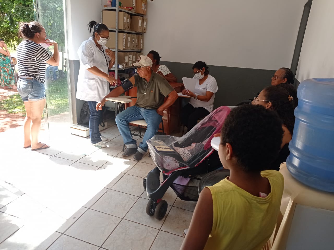 No momento você está vendo Ação Saúde no Distrito São Domingos termina com 24 consultas médicas