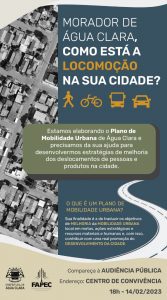 Audiência Pública para elaboração do Plano de Mobilidade Urbana