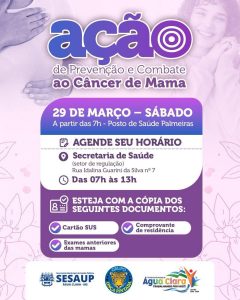 Leia mais sobre o artigo Prevenção contra o câncer de mama: O cuidado que transforma vidas!