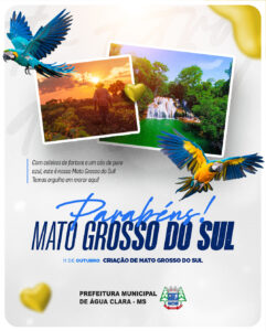 Leia mais sobre o artigo Mato Grosso do Sul celebra 48 anos de história!