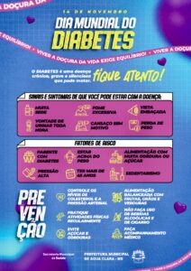 Leia mais sobre o artigo Dia Mundial do combate a Diabetes: conscientização e equilíbrio para uma vida mais saudável