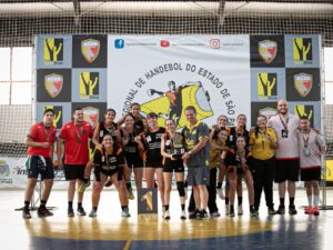 Leia mais sobre o artigo Ouro e Prata! Handebol de Água Clara é destaque na Liga Regional
