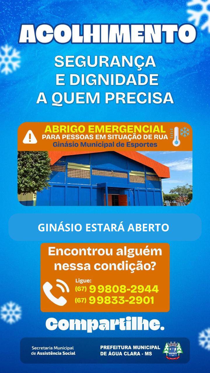 Leia mais sobre o artigo Secretaria de Assistência Social realiza o acolhimento de pessoas em situação de rua