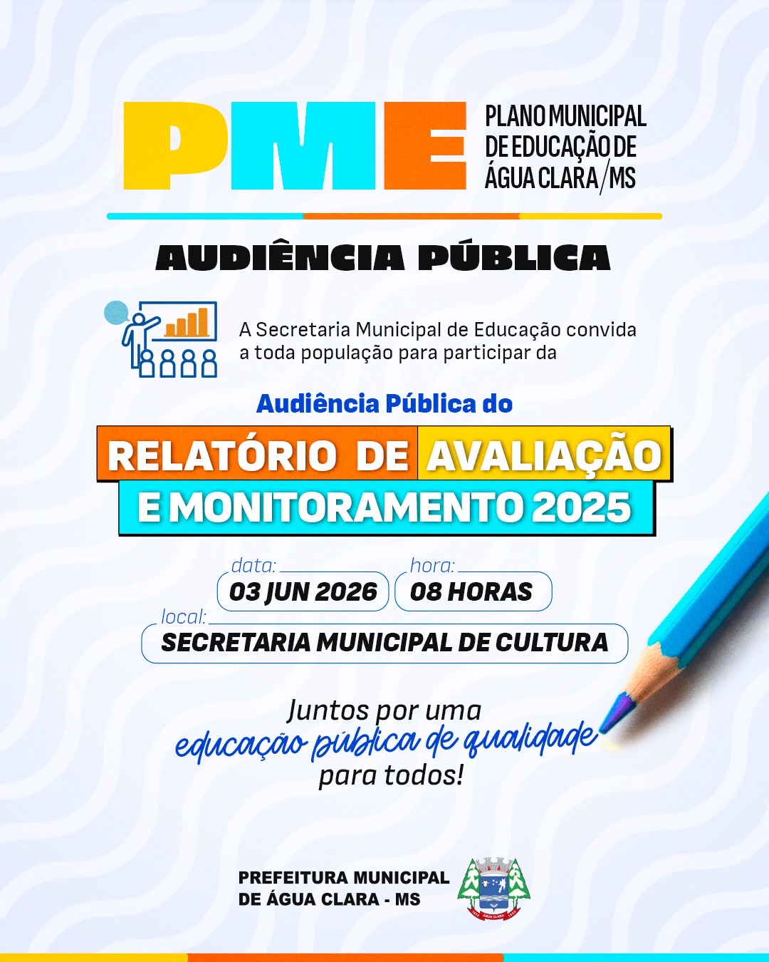 No momento você está vendo Prefeitura realiza Audiência Pública do Relatório de Avaliação e Monitoramento das ações de 2025